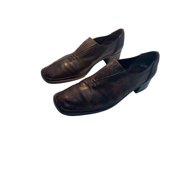 Rangoni Firenze Women's Italian Shoes with block heel size 8.5AAA  narrow - Picture 5 of 16